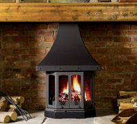 2300 model woodburning fireplace